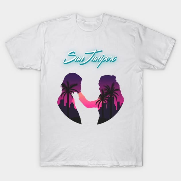 San Junipero Netflix T-Shirt by KlioStudio